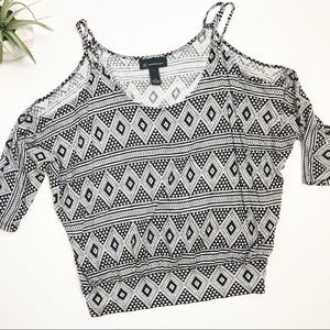INC Cold Shoulder Top